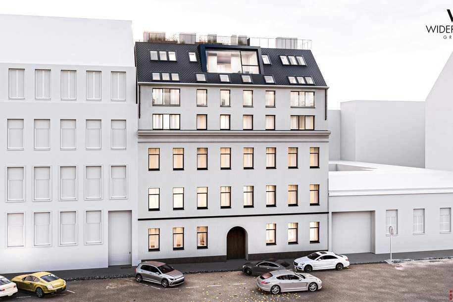 ERSTBEZUG II PERFEKTE 4 ZIMMER MIT RIESIGEM HOFSEITIGEN BALKON / IDEALER GRUNDRISS - WOHNKÜCHE + 3 GETRENNT BEGEHBARE SCHLAFZIMMER / NÄHE SCHÖNBRUNN UND U3, Wohnung-kauf, 699.000,€, 1150 Wien 15., Rudolfsheim-Fünfhaus