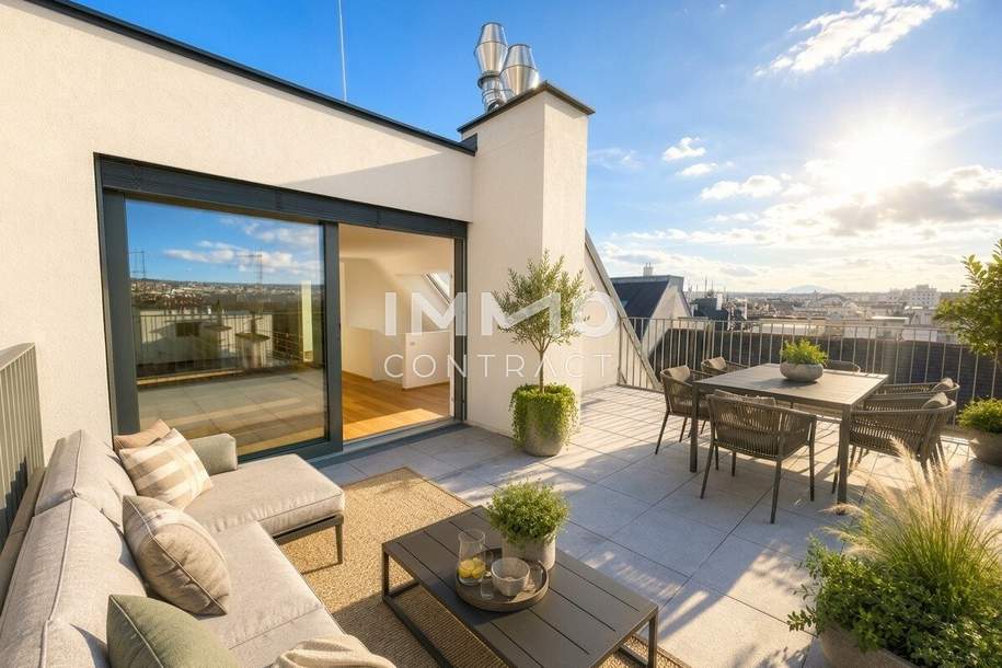 Exklusive Maisonette mit großzügiger Terrasse – viel Licht, viel Raum, top Lage, Wohnung-kauf, 499.600,€, 1120 Wien 12., Meidling