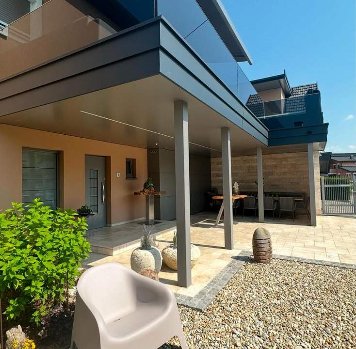 Flexibles Wohnkonzept mit Panorama &amp; Wellness – Exklusives Wohnhaus in Wörth a. d. Lafnitz