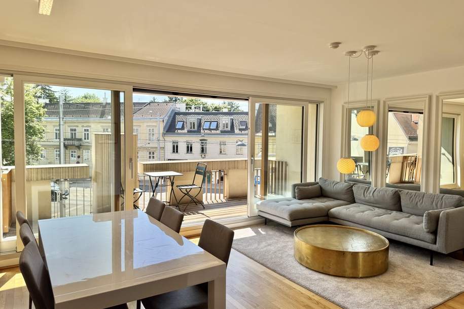 Möbliert! Das Herzstück - von der Sonne geküsst! Große 2 Zimmerwohnung nur JETZT!, Wohnung-miete, 1.900,00,€, 1130 Wien 13., Hietzing