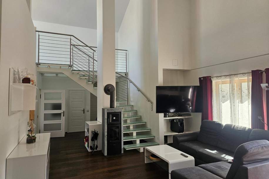 Exklusives Architektenhaus mit Pool, Garage & großzügigem Wohnkeller in Gerasdorf bei Wien, Haus-kauf, 590.000,€, 2201 Korneuburg