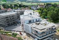 Sonne tanken am 31m2 großen privaten Balkon! Lichtdurchflutete 3-Zimmer-Erstbezugswohnung! FLORIANI – Quartier am Tullnerfeld