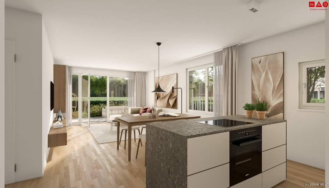 Naturnahes Wohnen in Gunskirchen - geförderte Mietwohnungen in moderner Hybridbauweise