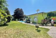 Erweiterbares 68m² Einfamilienhaus mit Garage, Pool &amp; Gartenhaus