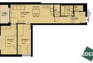 Moderne 3-Zimmer-Wohnung mit Loggia nahe U1