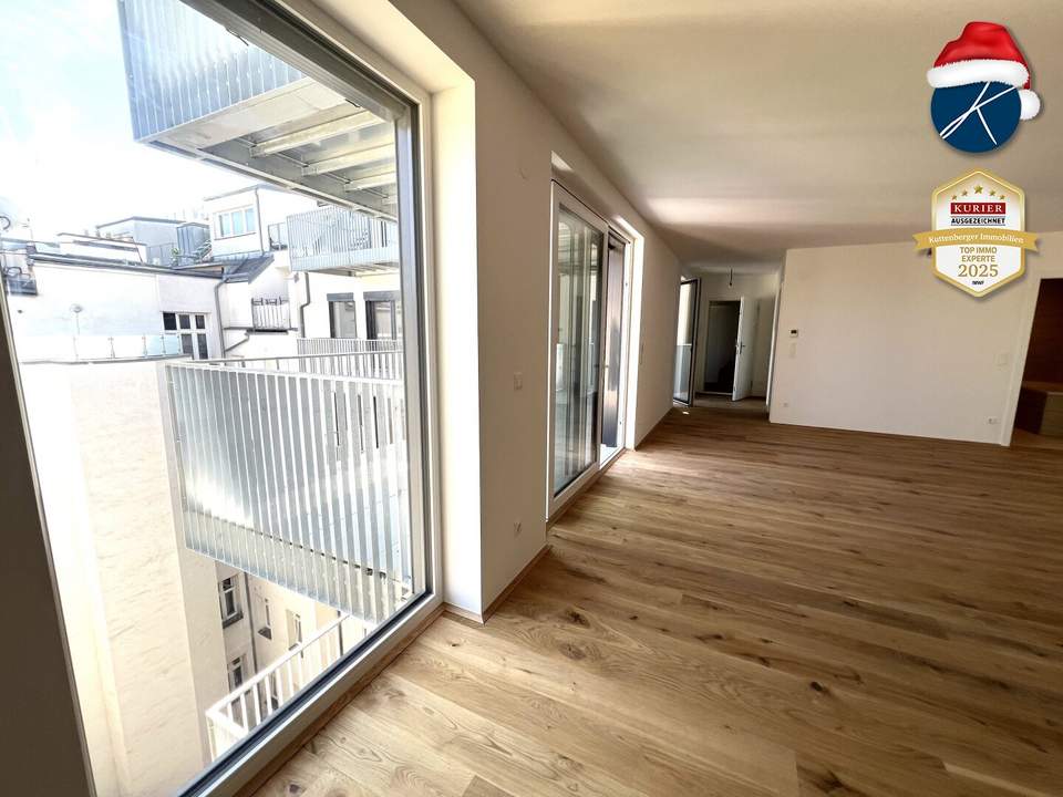 *Superprojekt: ''Über den Baumwipfeln" TOP 46 - 4 Zimmer mit ÜBERDACHTEM BALKON (17,5 m²)