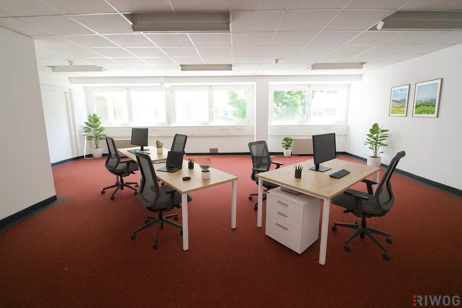 110m² Büro in U-Bahnnähe | 5. Liftstock &amp; Klima | Dauerparker &amp; Kundenparkplätze, Gewerbeobjekt-miete, 1.475,34,€, 1150 Wien 15., Rudolfsheim-Fünfhaus
