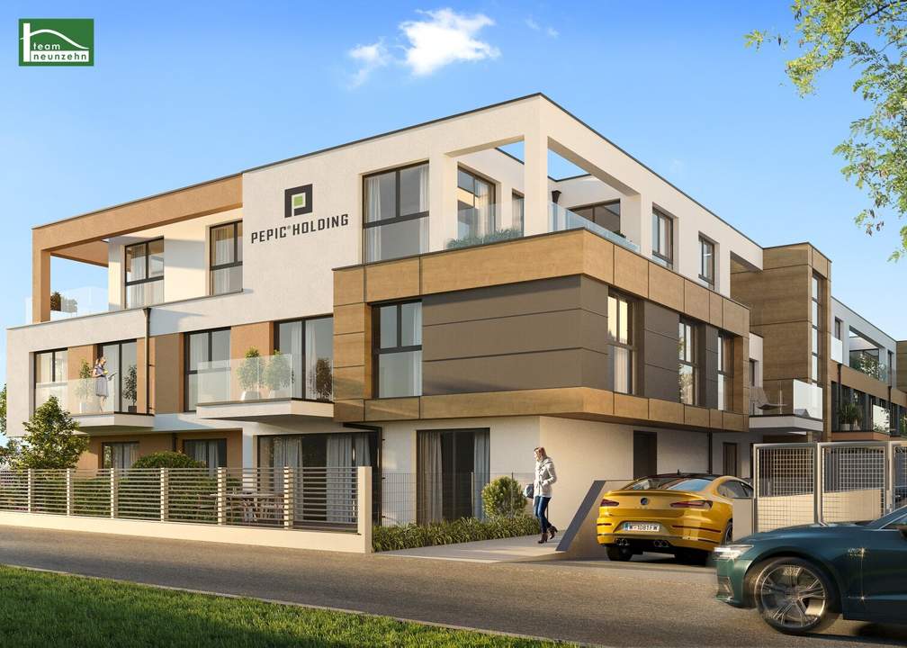 Wohnen mit Stil und Lebensqualität: Eigentumswohnungen mit großzügigen Freiflächen und moderner Architektur in 1210 Wien!