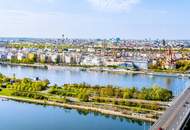Innenstadt und Donau Blick: 32. Etage - DC2 Tower U1 Donauinsel