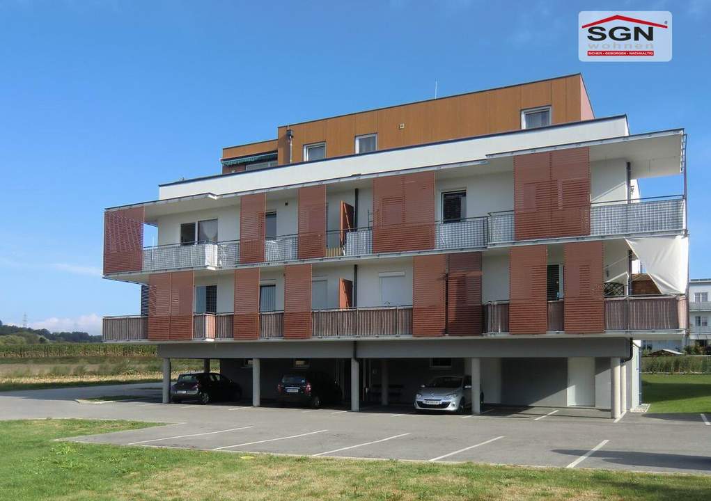 Großzügige & geförderte 4 Zimmer- BALKONWohnung mit Schwimmbiotop in Petzenkirchen