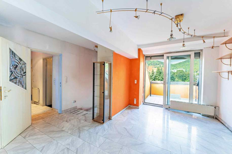 Dachgeschoßwohnung mit Balkon und Ausblick in Gründerzeithaus, Wohnung-kauf, 118.000,€, 8020 Graz(Stadt)