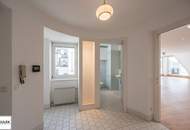 **Wohllebengasse: großzügige Dachgschosswohnung mit Terrasse u. Fernblick - Nähe Belvedere / Innenstadt **
