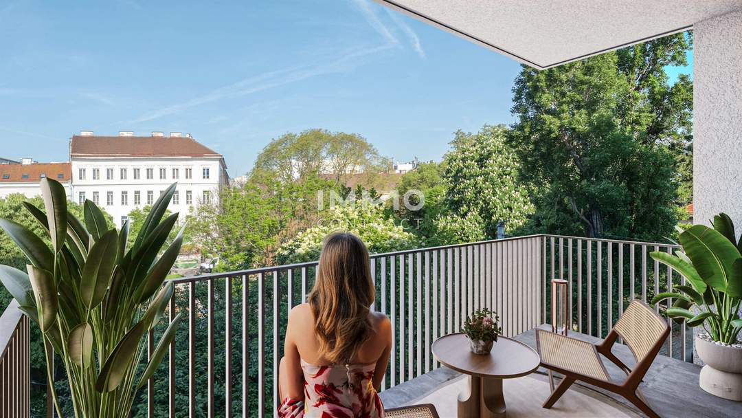 Urban &amp; Grün: Neubau-Erstbezug mit Parkblick (gute Infrastruktur &amp; Verkehrsanbindung)