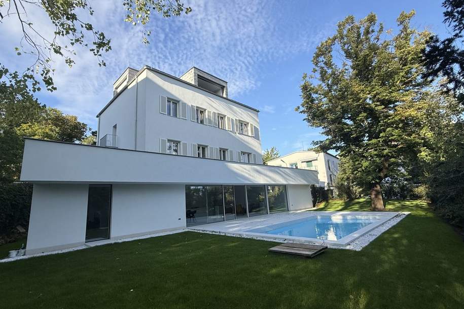 Bezugsfertige Villa der Wiener Moderne mit Garten und Swimmingpool, Haus-kauf, 6.990.000,€, 1190 Wien 19., Döbling