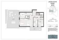 JF2 - Moderne 4-Zimmer-Erstbezugswohnung mit Dachterrasse und Balkon in Brunn/Gebirge