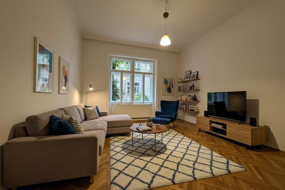 Geschmackvoll & gut gelegen - Altbauwohnung mit Stil nahe U3 Rochusgasse & Stadtpark, Wohnung-kauf, 469.000,€, 1030 Wien 3., Landstraße