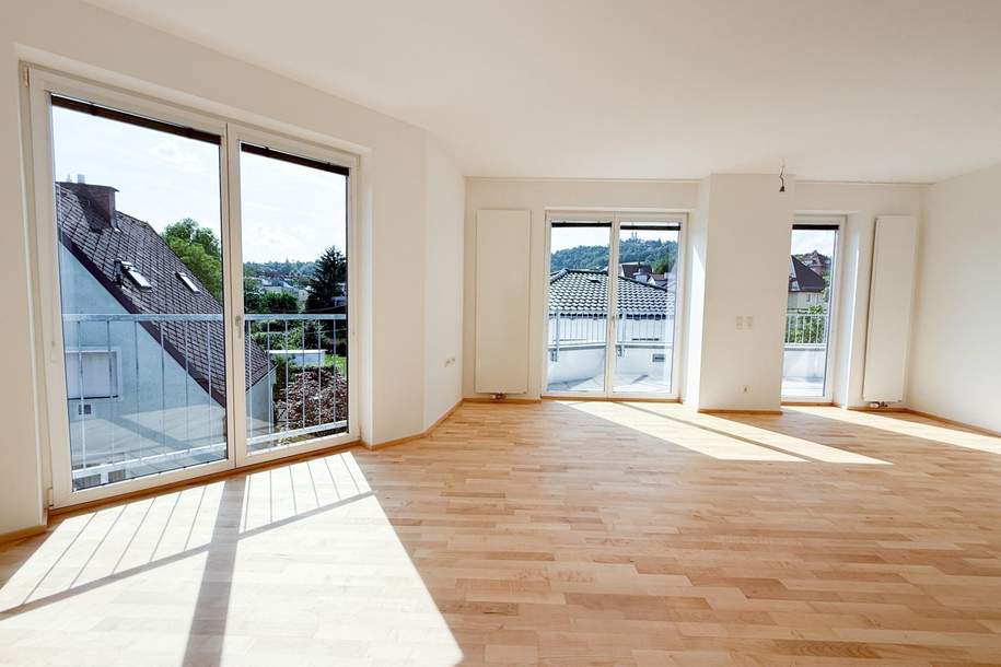Traumhafte Penthouse Wohnung am Auberg in Linz-Urfahr – Ihr neues Zuhause wartet!, Wohnung-miete, 1.927,00,€, 4040 Linz(Stadt)
