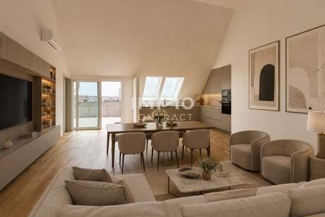 Provisionsfreier Neubau-Erstbezug – Exklusive Dachgeschoßwohnung mit außergewöhnlichen Terrassenflächen, Wohnung-kauf, 1.299.500,€, 1030 Wien 3., Landstraße