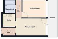 Investoren und Eigennutzer aufgepasst! Nutzen Sie die Chance dieser vielseitigen 2-Zimmer-Wohnung!