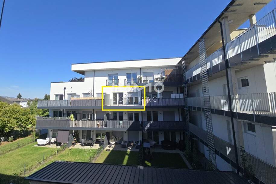 Neuwertige 2 Zimmer-Wohnung mit großem Balkon in Innenhoflage - Pirchäckerstraße 38 - Top 19, Wohnung-miete, 711,72,€, 8053 Graz(Stadt)