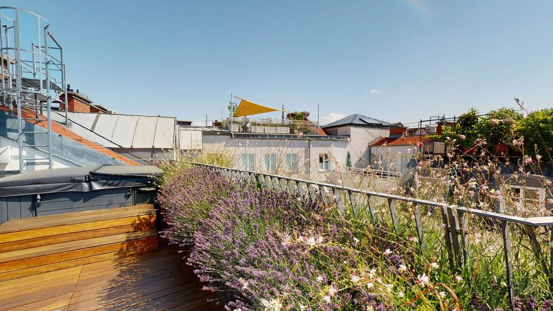 Modernes Penthouse mit Dachterrasse mitten in der Innenstadt | TOP LAGE