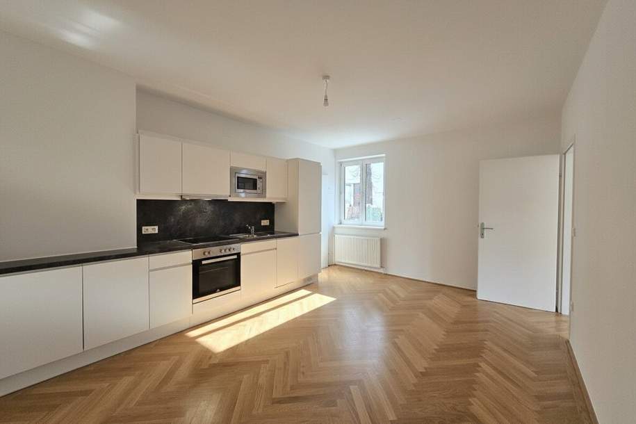 1 Zimmer + Wohnküche im EG in Toplage des 7. Bezirks - Burggasse, Wohnung-miete, 996,56,€, 1070 Wien 7., Neubau
