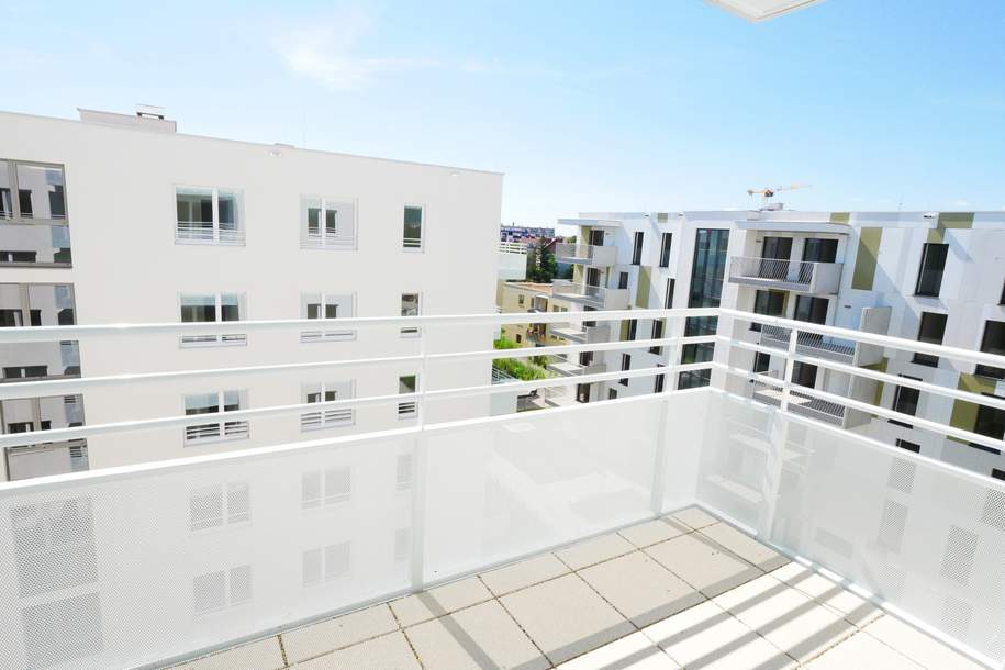 Moderne Neubauwohnung in schöner Lage: 1 Zimmer mit eigenem Balkon! PROVISIONSFREI!, Wohnung-miete, 629,00,€, 1210 Wien 21., Floridsdorf