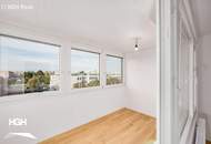 1220 Wien Renovierte, ruhige und helle Wohnung mit verglaster Loggia, schönem Ausblick und U1-Anbindung