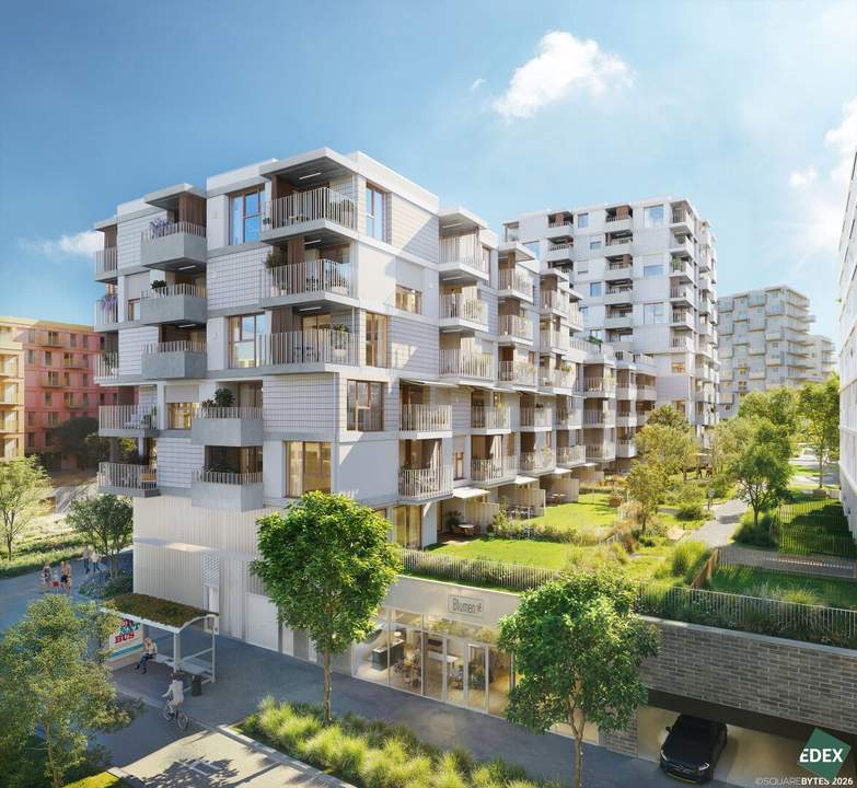 VILLAGE IM DRITTEN | Moderne 4-Zimmer Wohnung mit zwei Freiflächen
