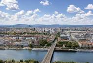 40. Etage Urban Sky Studio im DC2 Tower - mit Südblick über die Wiener Innenstadt