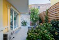 Wohnen, wo andere ihre Freizeit genießen; Traumhaftes Gartendomizil bei der Alten Donau mit 235m² Freifläche. Nur 400 Meter zum Wassser!