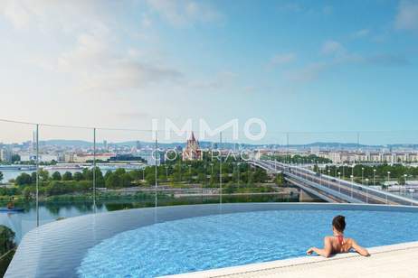 NEU! Erstbezug und möbliert: Sonnenaufgang zum Träumen - DANUBEFLATS. The one and only., Wohnung-kauf, 424.710,€, 1220 Wien 22., Donaustadt