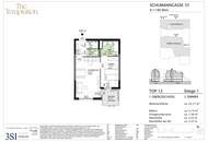 2-Zimmer Neubau-Erstbezug mit Balkon in Hofruhelage - hochwertige Vollausstattung