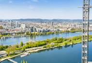 Innenstadt und Donau Blick: 32. Etage - DC2 Tower U1 Donauinsel
