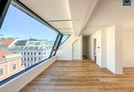 Provisionsfreier Erstbezug: Luxuriöse Dachgeschoss - Maisonette Wohnung mit Terrasse in Währinger Toplage! Klimatisiert, Smart-Home!