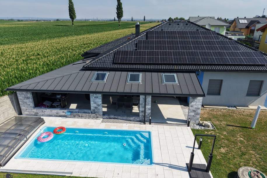Exklusives Einfamilienhaus mit Pool, Photovoltaik und hochwertiger Ausstattung in Heiligeneich, Haus-kauf, 790.000,€, 3452 Tulln