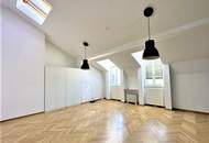 GONZAGAGASSE, BÖRSE-NÄHE, klimatisiertes 122 m2 Dachgeschoss mit 8 m2 Terrasse, 3 Zimmer, Komplettküche, 2 Bäder, Parketten