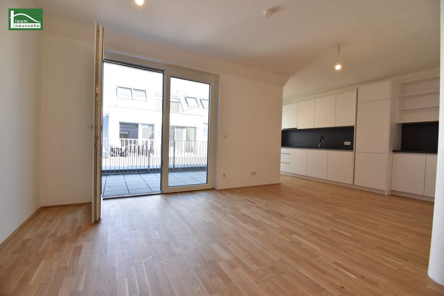 Sofort vermietbar, auch die Küche ist bereits inkludiert - Erstbezugs-Anlegerwohnung (Nettopreis) in Toplage auf Eigengrund unweit der U1 - JETZT ANFRAGEN, Wohnung-kauf, 425.901,€, 1220 Wien 22., Donaustadt
