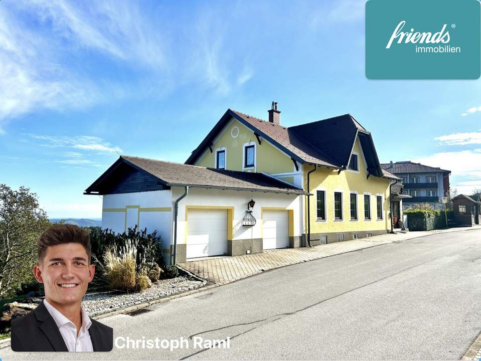 im Höhenluftkurort Mönichkirchen auf 1000m Seehöhe mit traumhaften Ausblick in die Bucklige Welt.