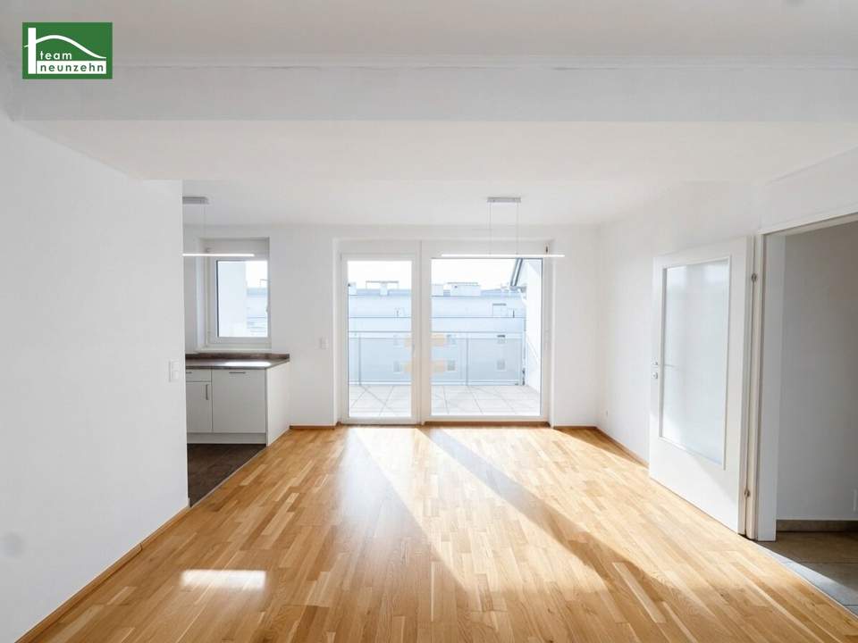 3-Zimmer mit großer Loggia und privater Dachterrasse! Nahe Schwechat Zentrum und S-Bahn!