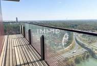 Modernes Apartment mit Weitblick und vielen Annehmlichkeiten (Concierge, Pool, Eventküchen usw.)