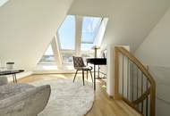 Blickfang pur! 2,5-Zimmer-Maisonette mit Galerie &amp; Fernsicht auf Schloss Wilhelminenberg