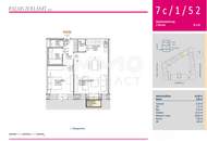 Ideale 2-Zimmer Wohnung mit Balkon im Palais Zollamt zu vermieten!