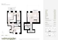 Familien-Maisonette mit weitläufiger Terrasse und drei Zimmern