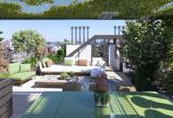 Einzigartige 105 m² große Dachgeschoss Wohnung mit Fernblick // zentrale Lage 1040 // Planstudie DG Ausbau