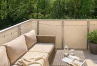FIRE SALE!! Ein Platz, der mehr kann als wohnen. Wohnen mit WOW-Effekt! Riesiger Balkon und Terrasse + Privater Dachgarten + Grün wohin das Auge reicht + Luftwärmepumpe!