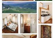 Südsteiermark: Zwei Exklusive Landhäuser - ein Winzerhaus und ein Kellerstöckl - mit drei Wohneinheiten plus Whirlpool, Außensauna und ein schöner Blick über die Weinberge!