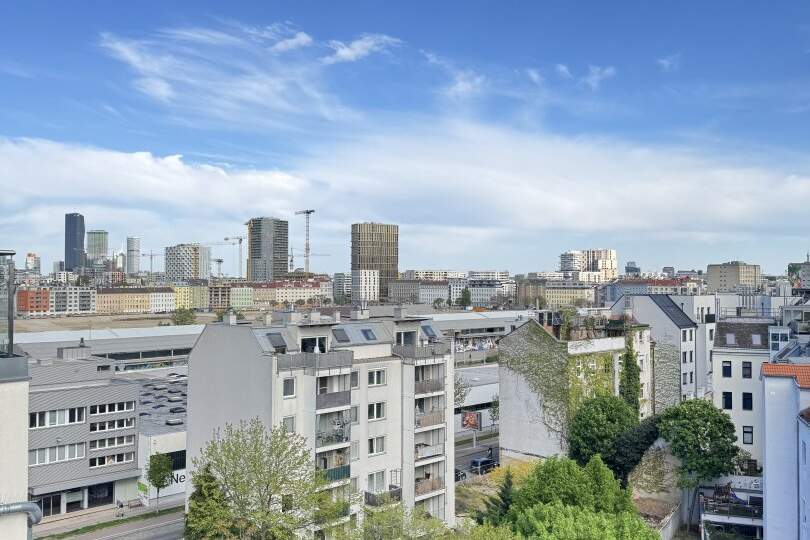 Exklusive Dachgeschosswohnung mit 2 Terrassen nahe Augarten – Ruhelage &amp; Fernblick, Wohnung-kauf, 889.000,€, 1200 Wien 22., Donaustadt