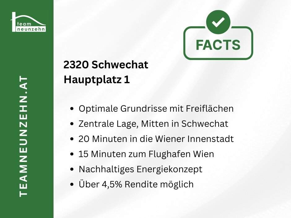 N°1 Schwechat – Ihr neues Zuhause im Herzen der Stadt