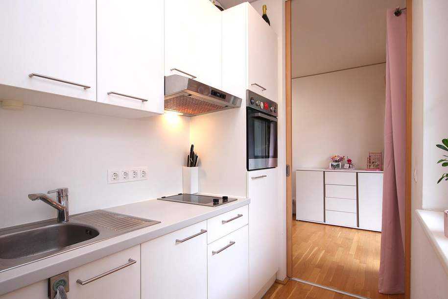 Vermietetes Raumwunder mit großzügigem Balkon nahe Innenstadt, Wohnung-kauf, 140.000,€, 8010 Graz(Stadt)